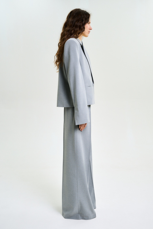 Пиджак короткий GREY